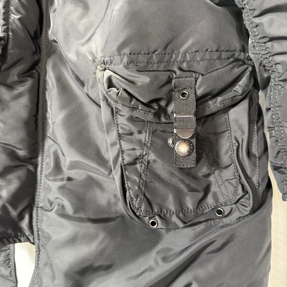 Alpha Industries Cobb II Jacket Coat Parka Women's Size M Alpha Jacket Black - Picture 5 of 15